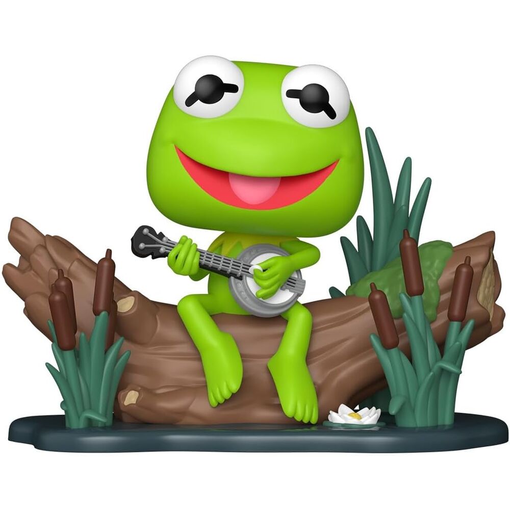 Figura POP Deluxe Los Teleñecos Kermit with Banjo - Frikibase.com