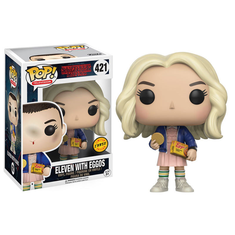 Figura POP Stranger Things Eleven with Eggos Chase - Frikibase.com