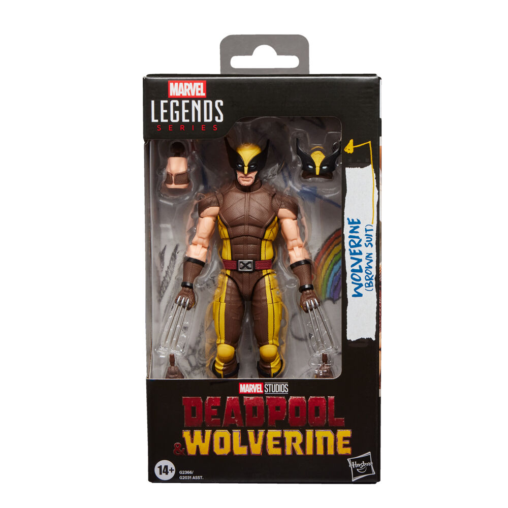 Figura Wolverine Brown Suit Deadpool & Wolverine Marvel Legends Series 15cm - Frikibase.com