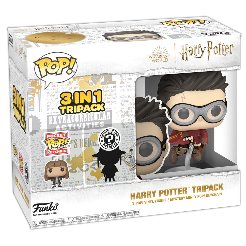 Funko Tripack POP + Mystery Mini + Keychain Harry Potter - Frikibase.com