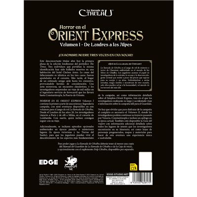 Horror en el Orient Express Volumen 1