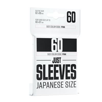 Just Sleeves Japanese Size Black (60) - Accesorios y Marketing Coleccionable - Frikibase.com