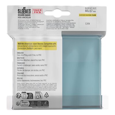 Just Sleeves Mini American Value Pack (150)