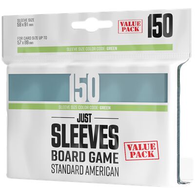 Just Sleeves Standard American Value Pack (150) - Accesorios y Marketing Coleccionable - Frikibase.com