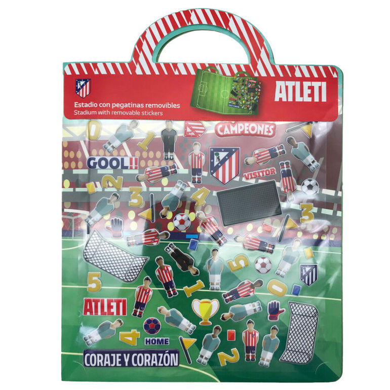 Libro de Pegatinas Reutilizables 3D Estadio Atletico de Madrid - Frikibase.com