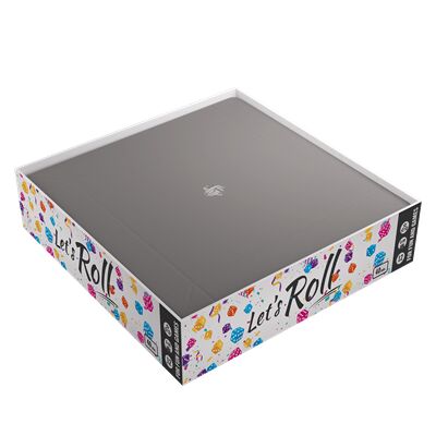 Magnetic Dice Tray Square Black/Gray - Accesorios y Marketing Coleccionable - Frikibase.com