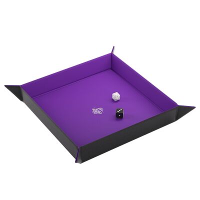 Magnetic Dice Tray Square Black/Purple