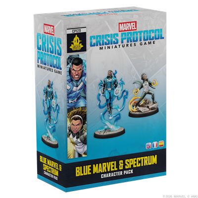 MCP: Blue Marvel & Spectrum - Juego de Miniaturas - Frikibase.com