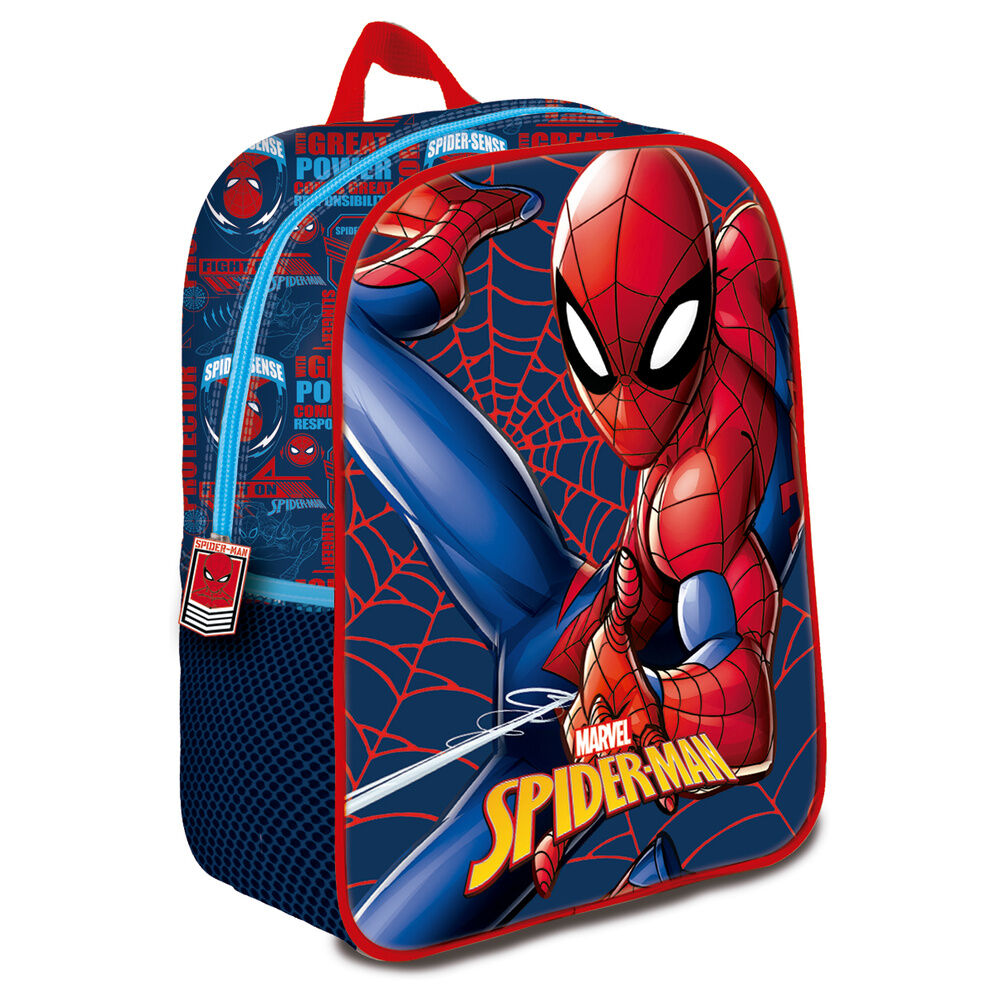 Mochila 3D Web Marvel Spiderman 30cm - Frikibase.com
