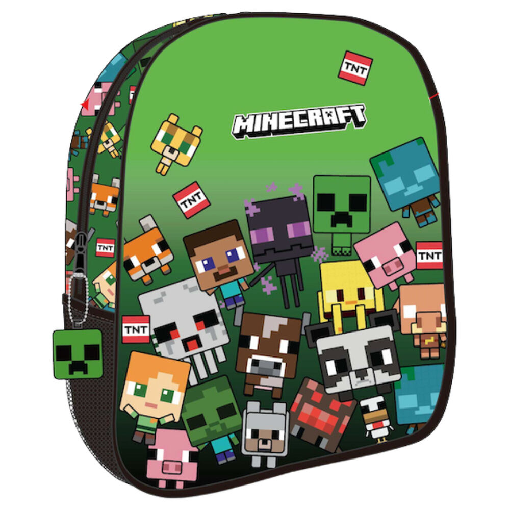 Mochila Face Minecraft 26cm - Frikibase.com
