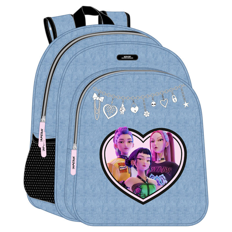 Mochila Huntrix Demon Hunters Kpop 38cm adaptable - Frikibase.com