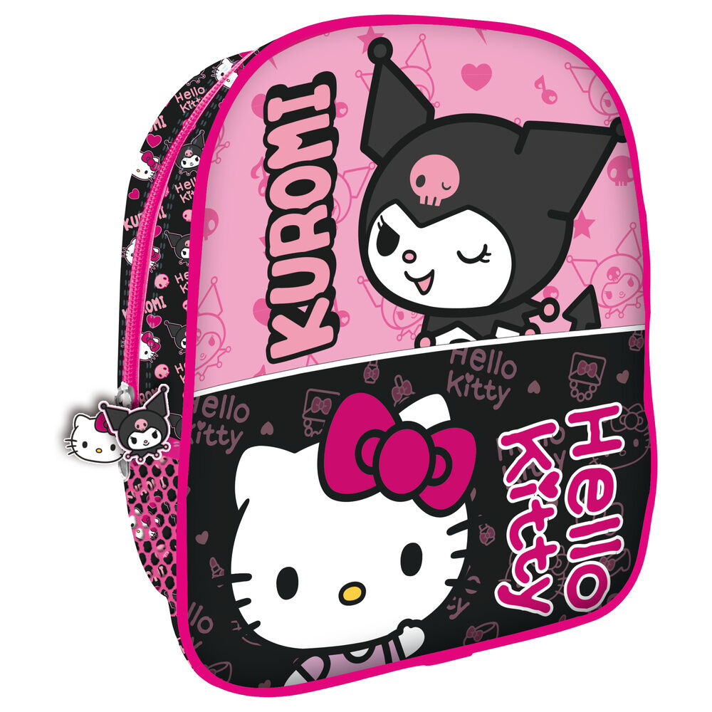Mochila Kuromi & Hello Kitty 26cm - Frikibase.com
