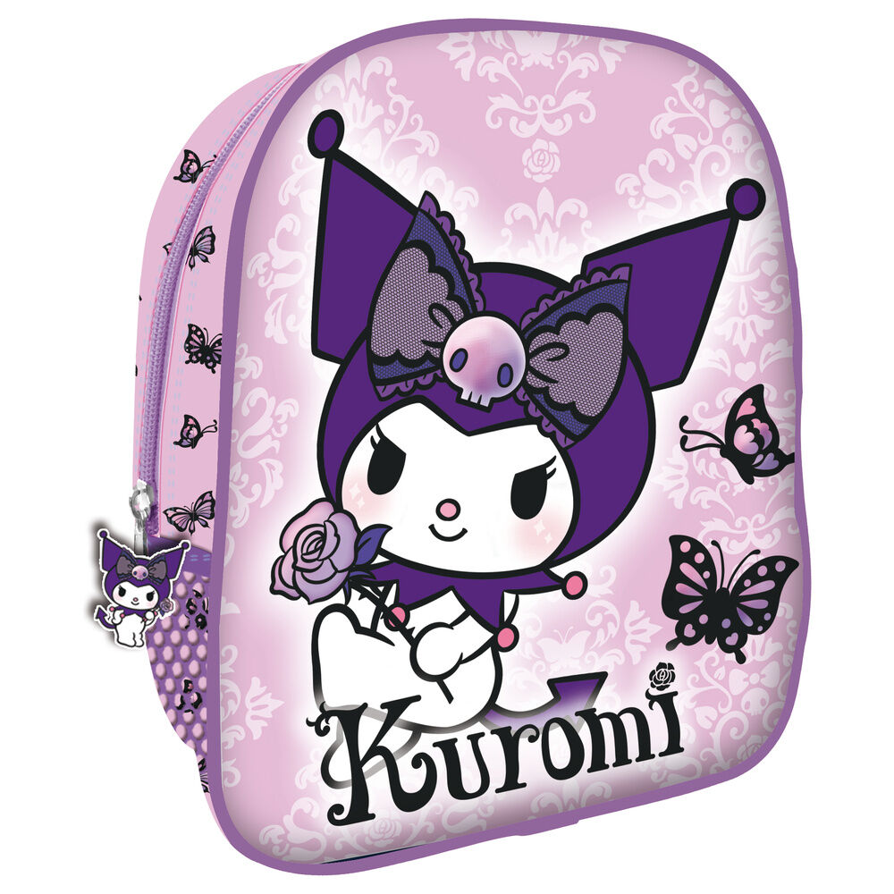 Mochila Purple Kuromi Hello Kitty 26cm - Frikibase.com