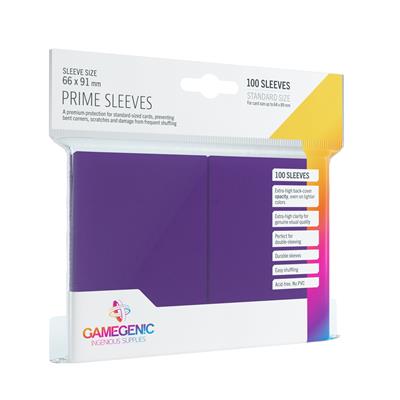 Pack Prime Sleeves Purple (100) - Accesorios y Marketing Coleccionable - Frikibase.com