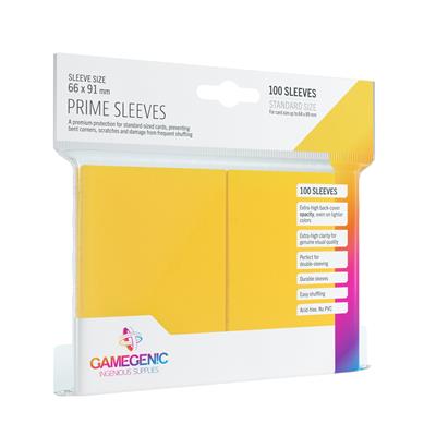 Pack Prime Sleeves Yellow (100) - Accesorios y Marketing Coleccionable - Frikibase.com