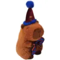 Peluche capibara gorro de papa noel FC Barcelona 20cm – imagen 2