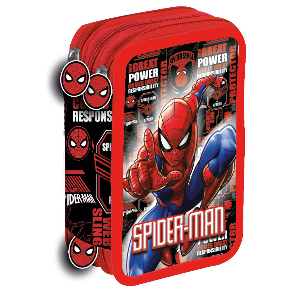 Plumier Hero Spiderman Marvel triple - Frikibase.com