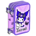 Plumier Purple Kuromi Hello Kitty triple – imagen 2