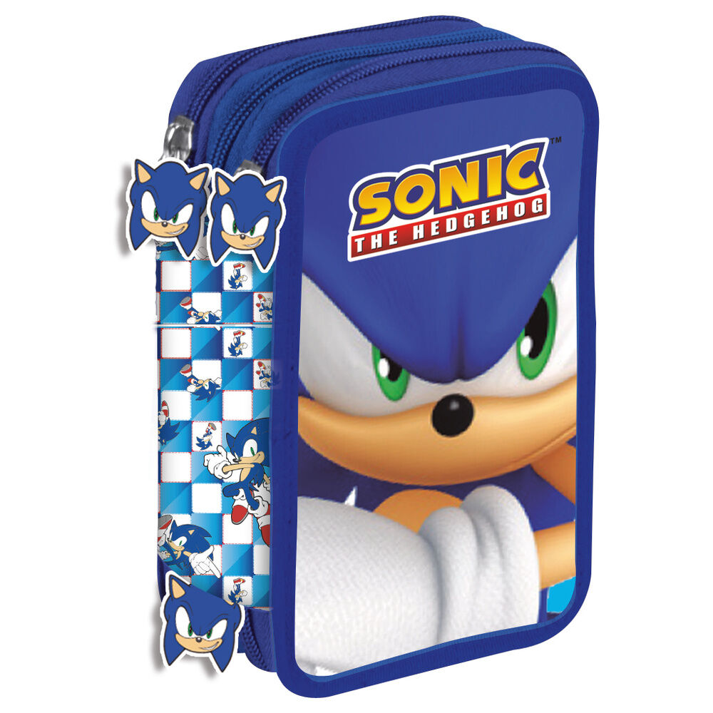 Plumier Sonic the Hedgehog triple - Frikibase.com