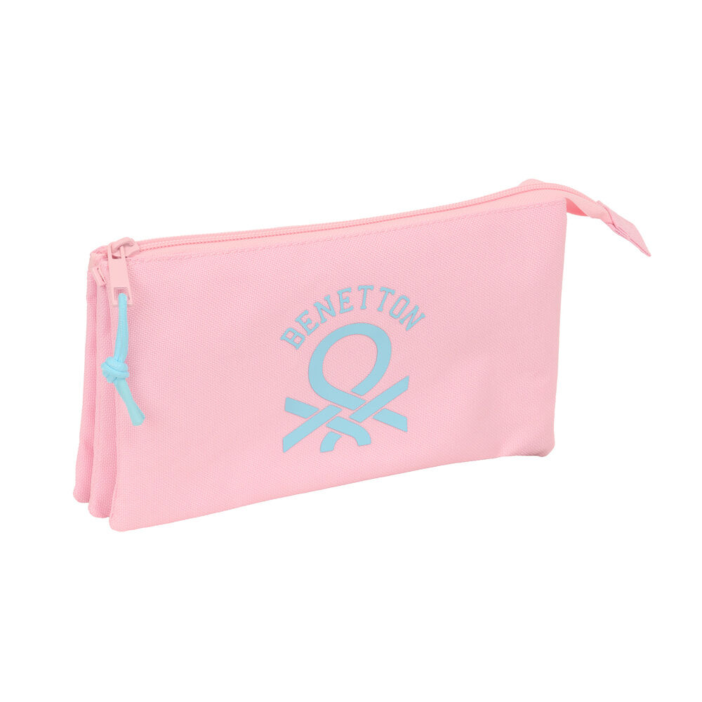 Portatodo Rosa Pastel Benetton triple - Frikibase.com