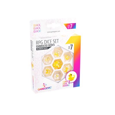 Rubber Duck RPG Dice Set (7pcs) - Accesorios y Marketing Coleccionable - Frikibase.com
