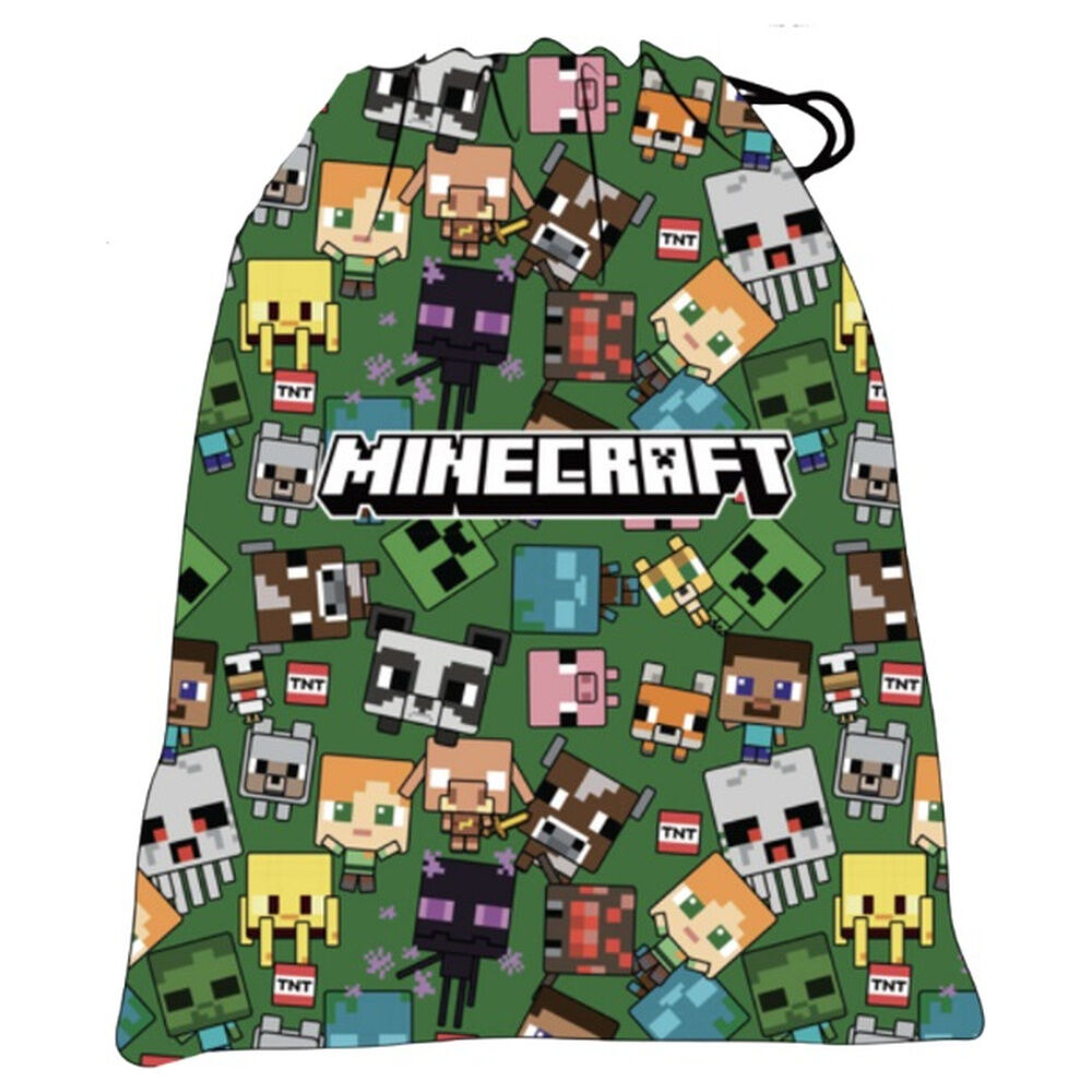 Saco merienda Characters Minecraft 30cm - Frikibase.com