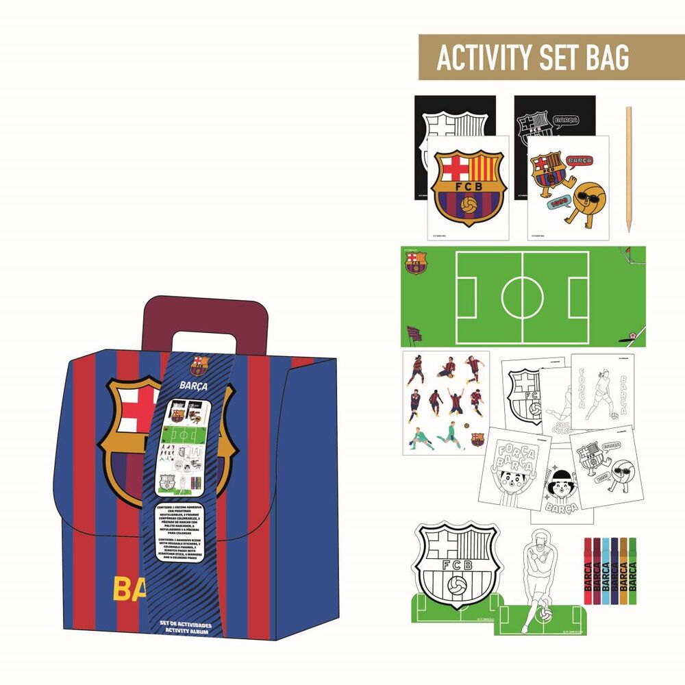 Set coloreable mochila F.C. Barcelona - Frikibase.com