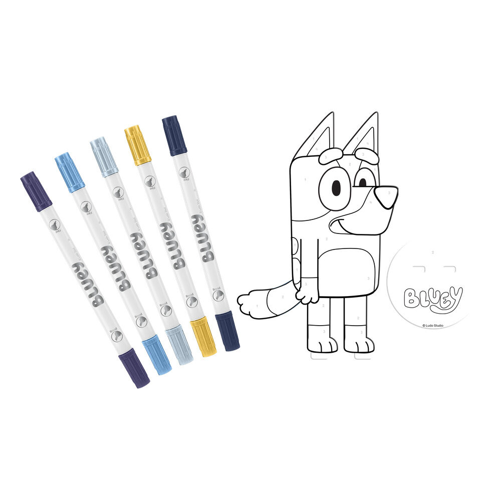 Set colorear Bluey - Frikibase.com