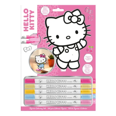 Set colorear Hello Kitty and Friends - Frikibase.com