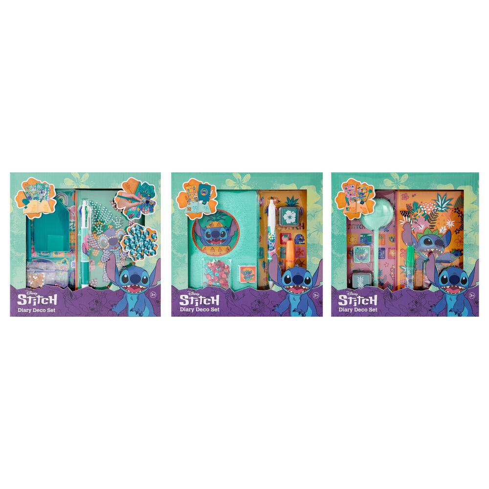 Set Decoracion Diario Stitch Disney - Frikibase.com