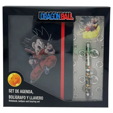 Set diario + boligrafo + llavero Dragon Ball - Frikibase.com