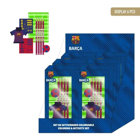 Set papeleria coloreable F.C. Barcelona - Frikibase.com