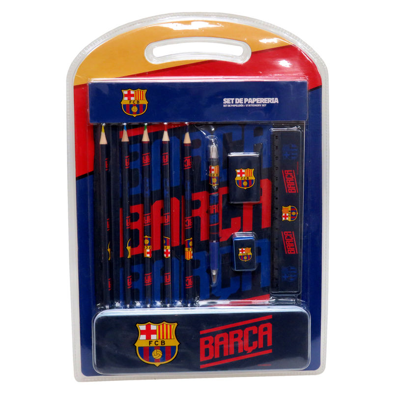 Set papeleria + estuche FC Barcelona - Frikibase.com