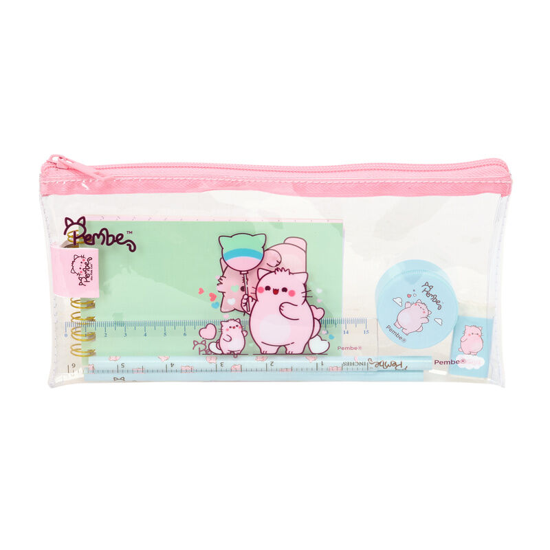 Set papeleria Pembe The Pink Cat - Frikibase.com