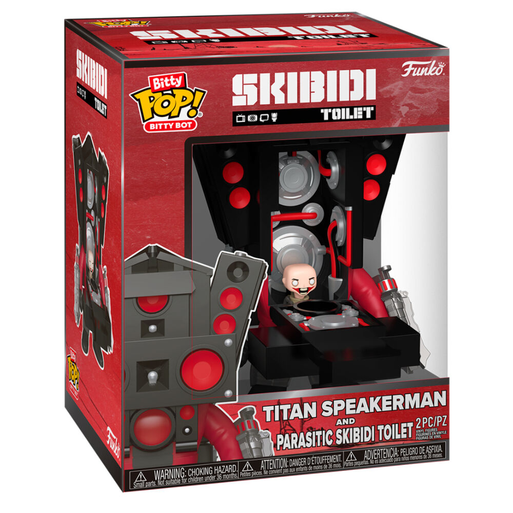 Figura Bitty Bots Skibidi Toilet Titan Speakerman and Parasitic Skibidi Toilet - Frikibase.com
