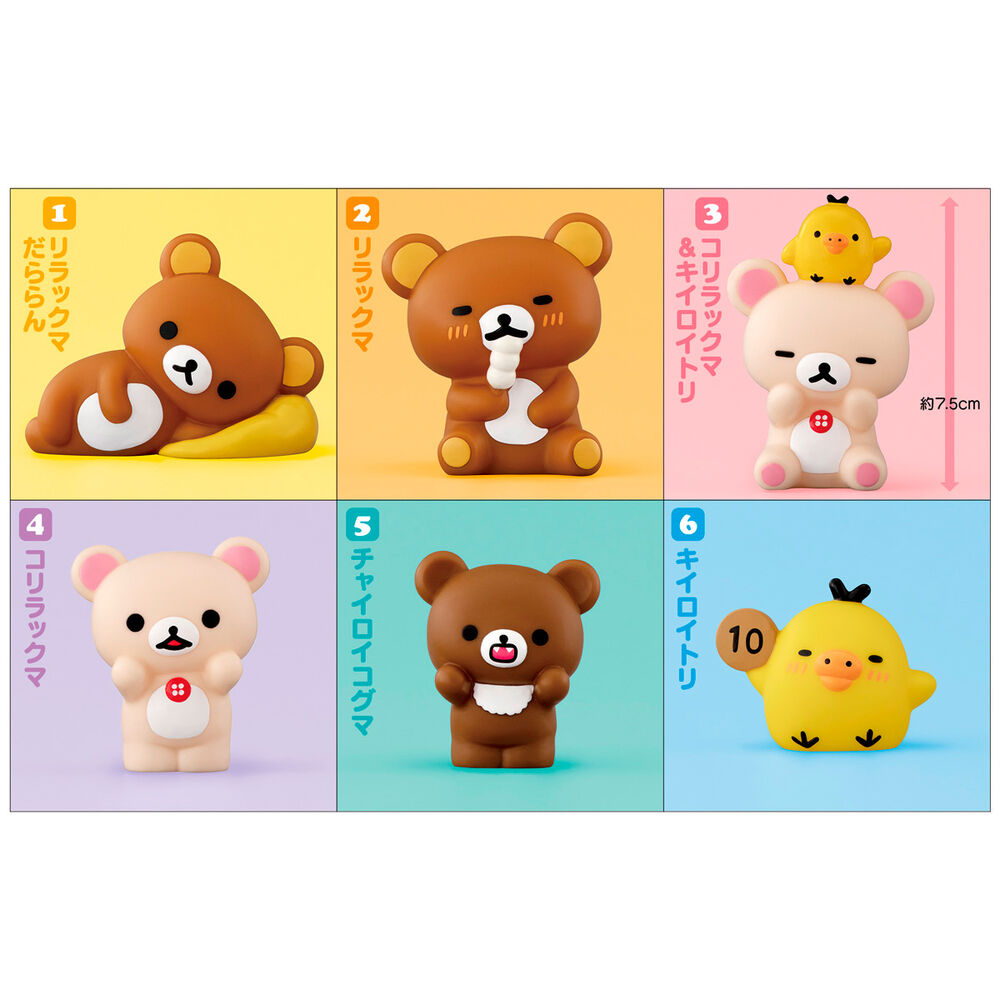 Figura Rilakkuma Friends 5cm (pack) - Frikibase.com