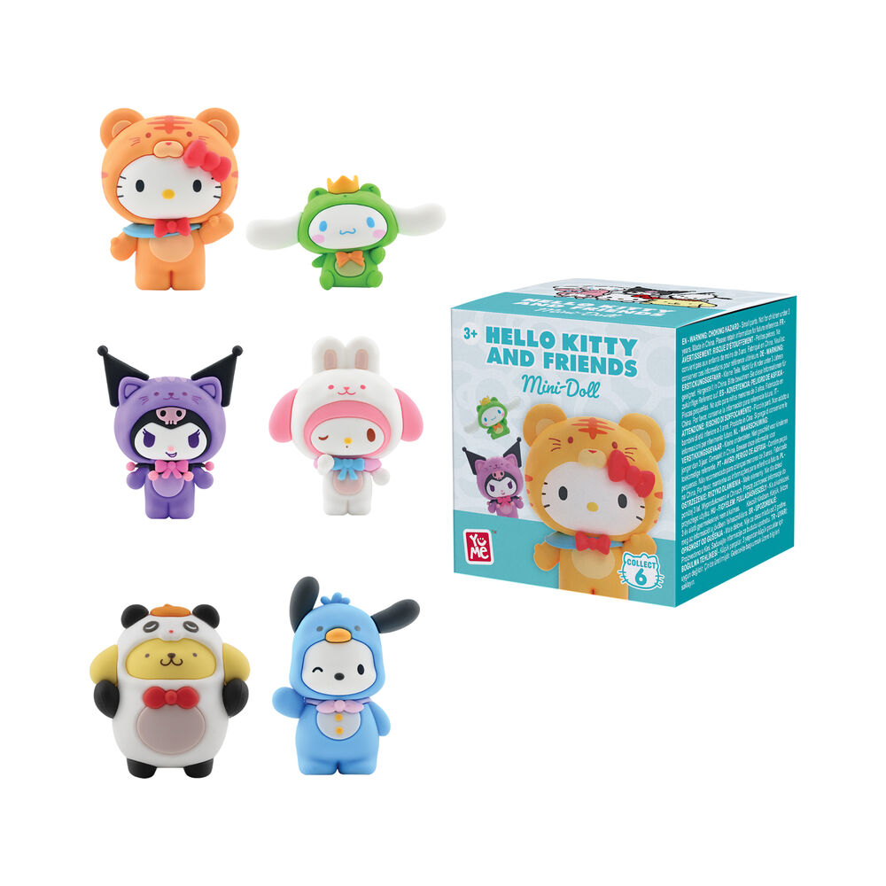 Figura sorpresa Forest Friends Hello Kitty and Friends 3cm (pack) - Frikibase.com