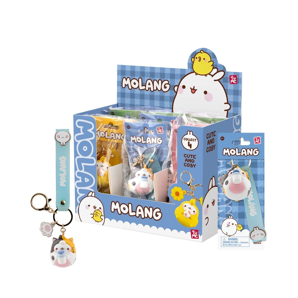 Llavero figura Animal Costume Molang 5cm (pack) - Frikibase.com