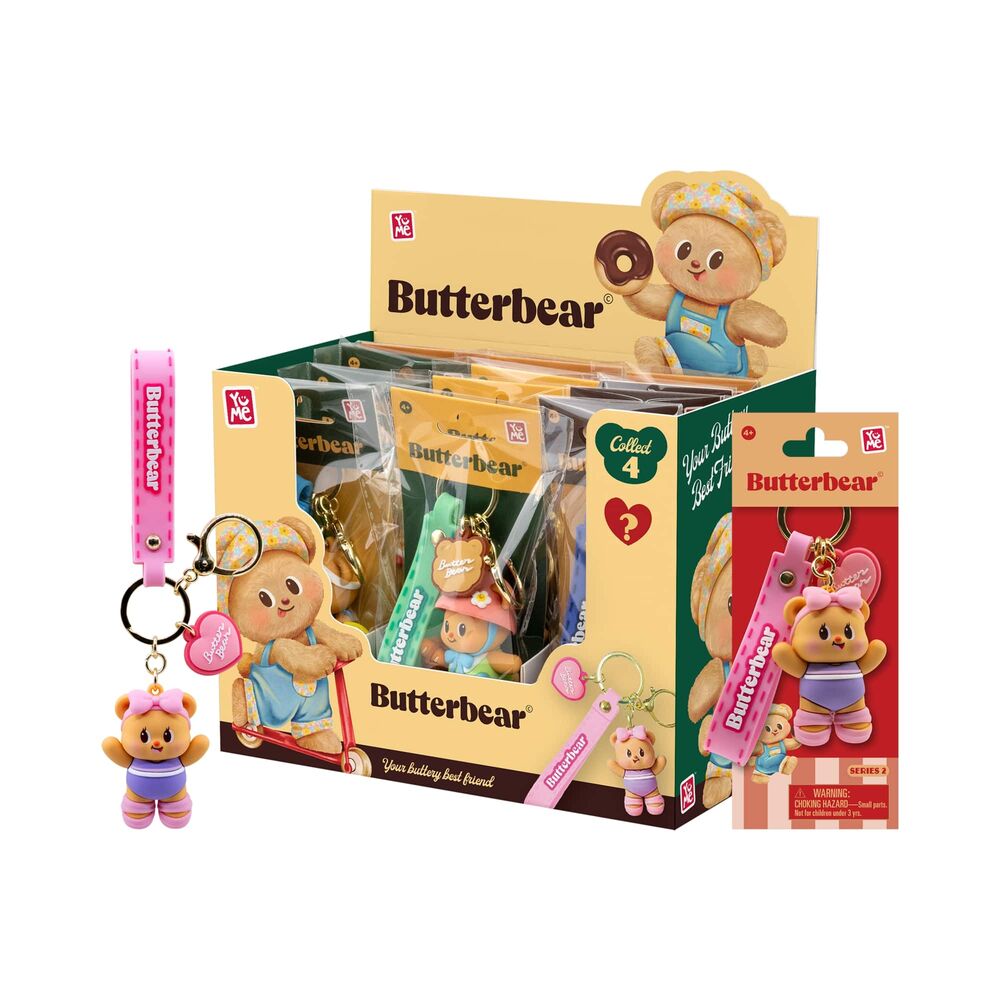 Llavero figura Everyday Serie 2 Butterbear 5cm (pack) - Frikibase.com