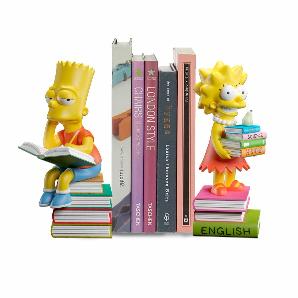 Sujetalibros Bart y Lisa Los Simpsons - Frikibase.com