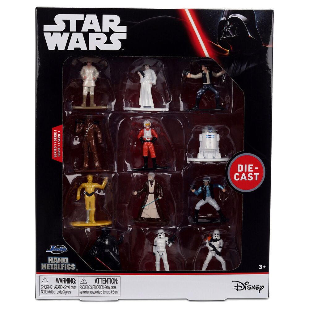 Blister 12 figuras metalfigs Star Wars 4cm - Frikibase.com