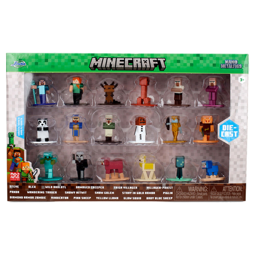 Blister 18 figuras Minecraft 4cm - Frikibase.com