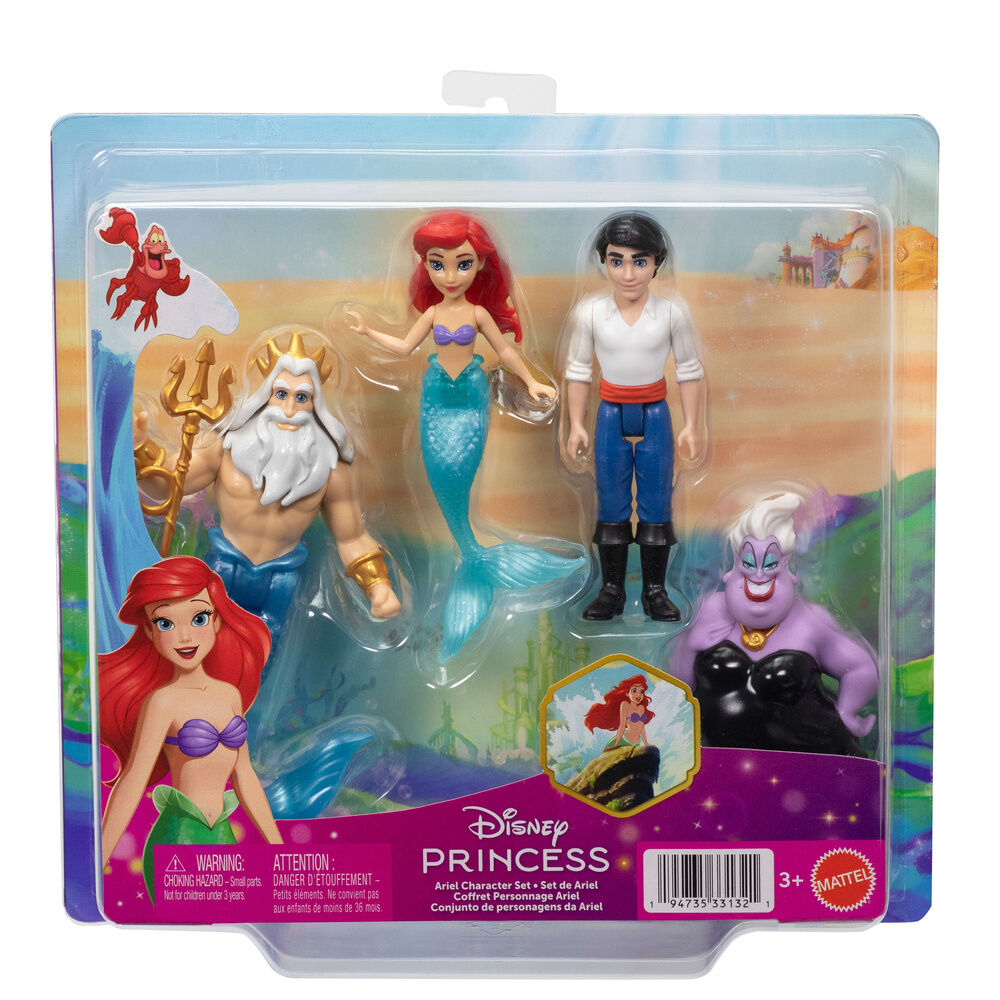 Blister 4 figuras La Sirenita Disney - Frikibase.com