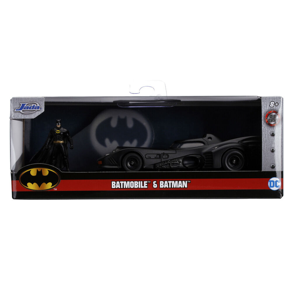 Blister figura Batman + Coche Batmovil 1989 metal DC Comics - Frikibase.com