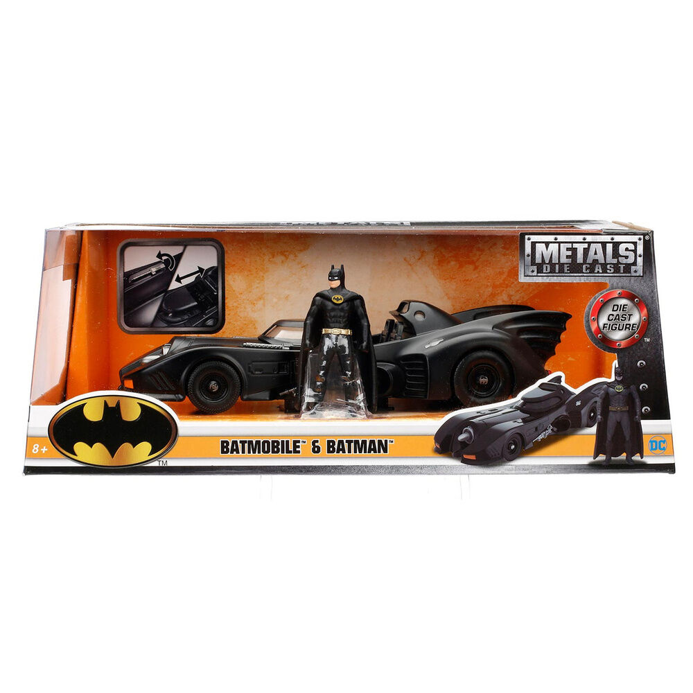 Blister figura Batman + Coche Batmovil metal DC Comics - Frikibase.com