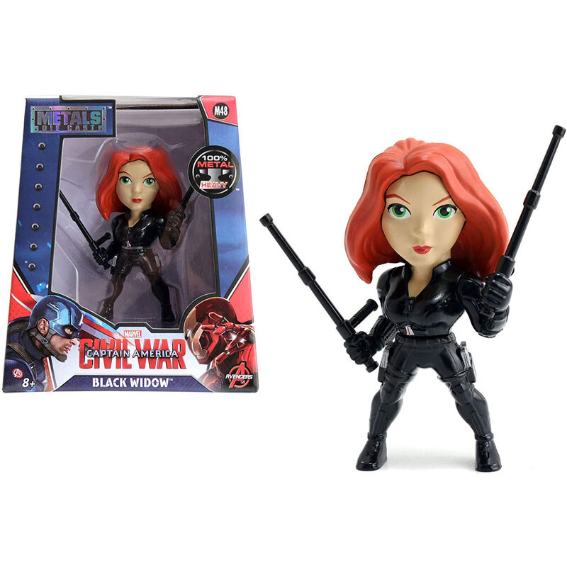 Figura metal La Viuda Negra Marvel 10 cm - Frikibase.com