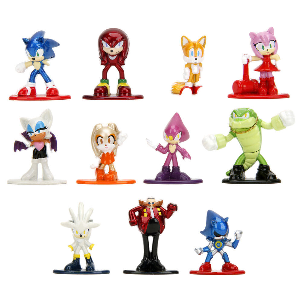 Figura sobre sorpresa metalfigs Sonic the Hedgehog 4cm (pack) - Frikibase.com
