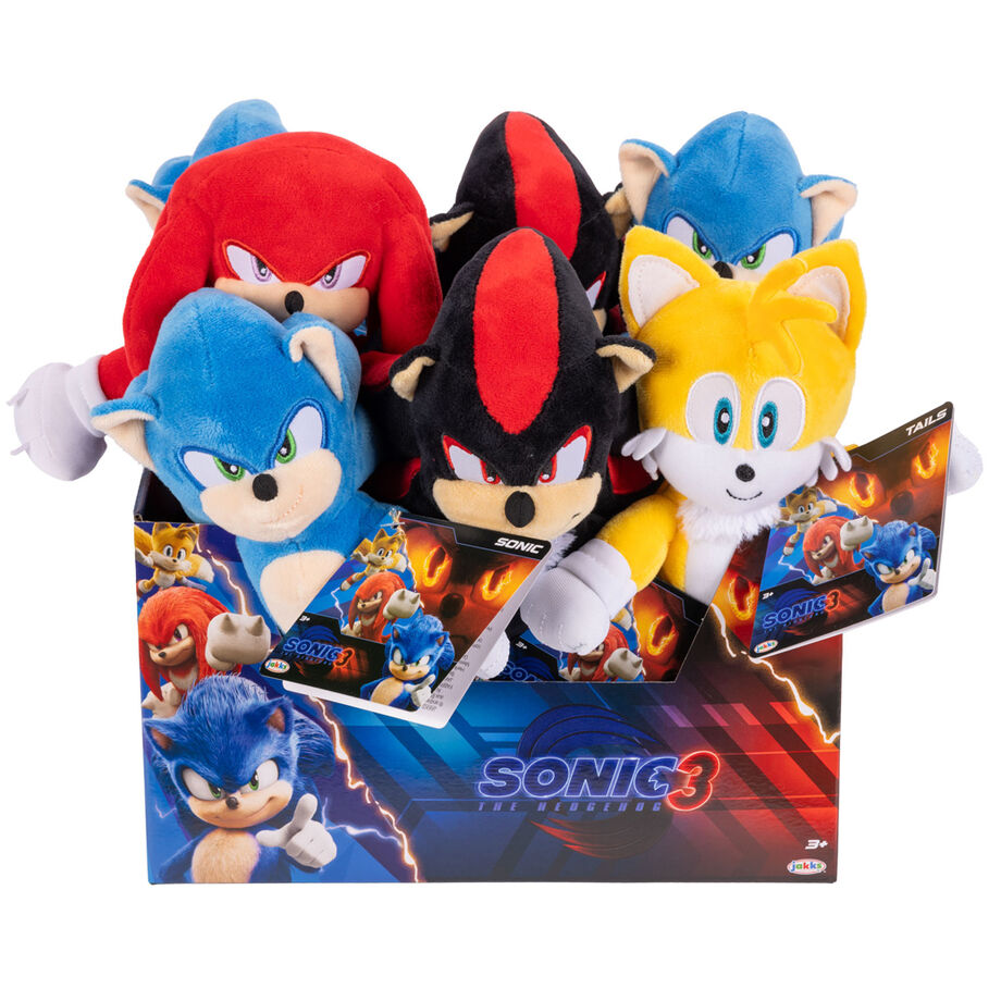 Peluche La Pelicula Sonic 3 23cm (pack) - Frikibase.com