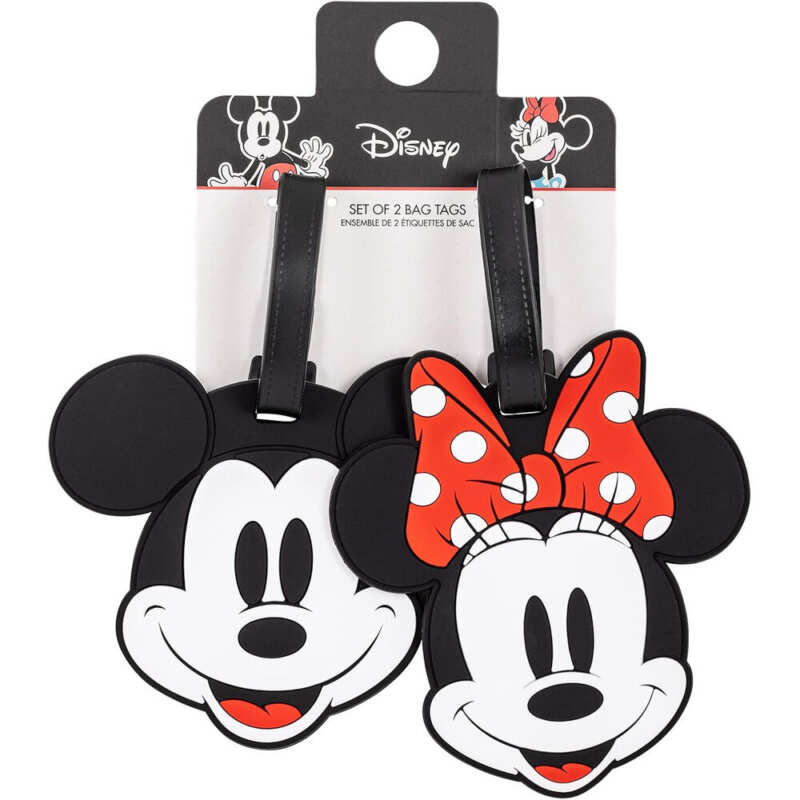 Set 2 Etiquetas de Equipaje Mickey & Minnie Disney - Frikibase.com