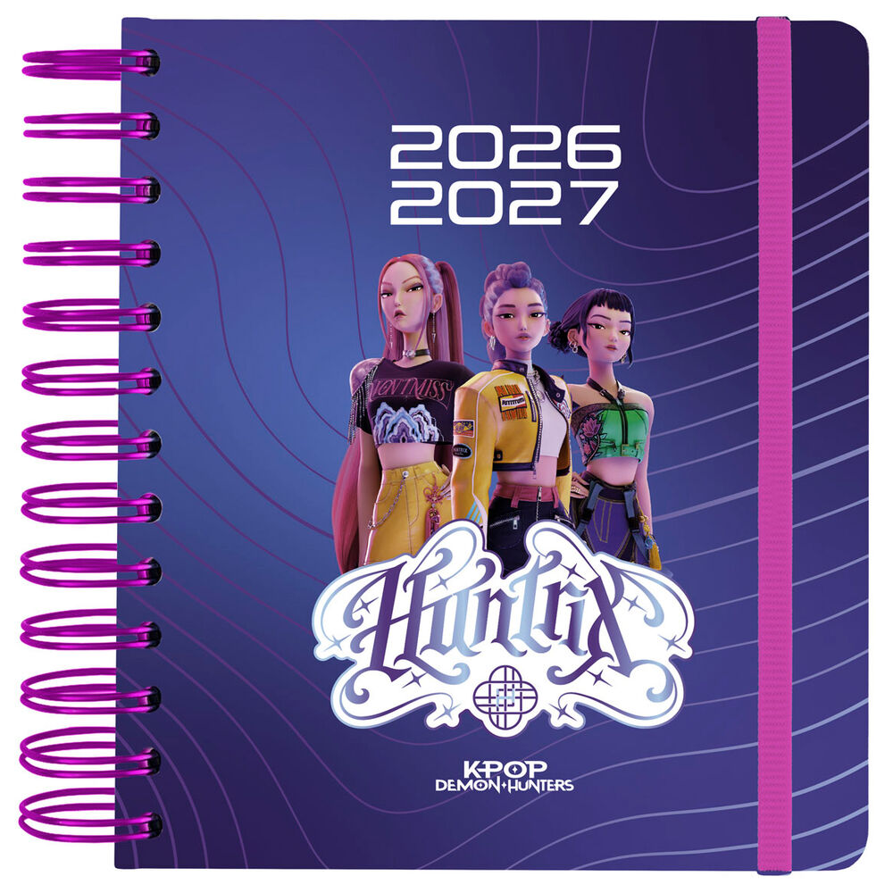 Agenda Escolar KPop Demon Hunters 2026/2027 - Frikibase.com